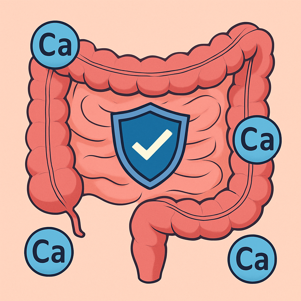 Kalzium schützt die Darmschleimhaut 